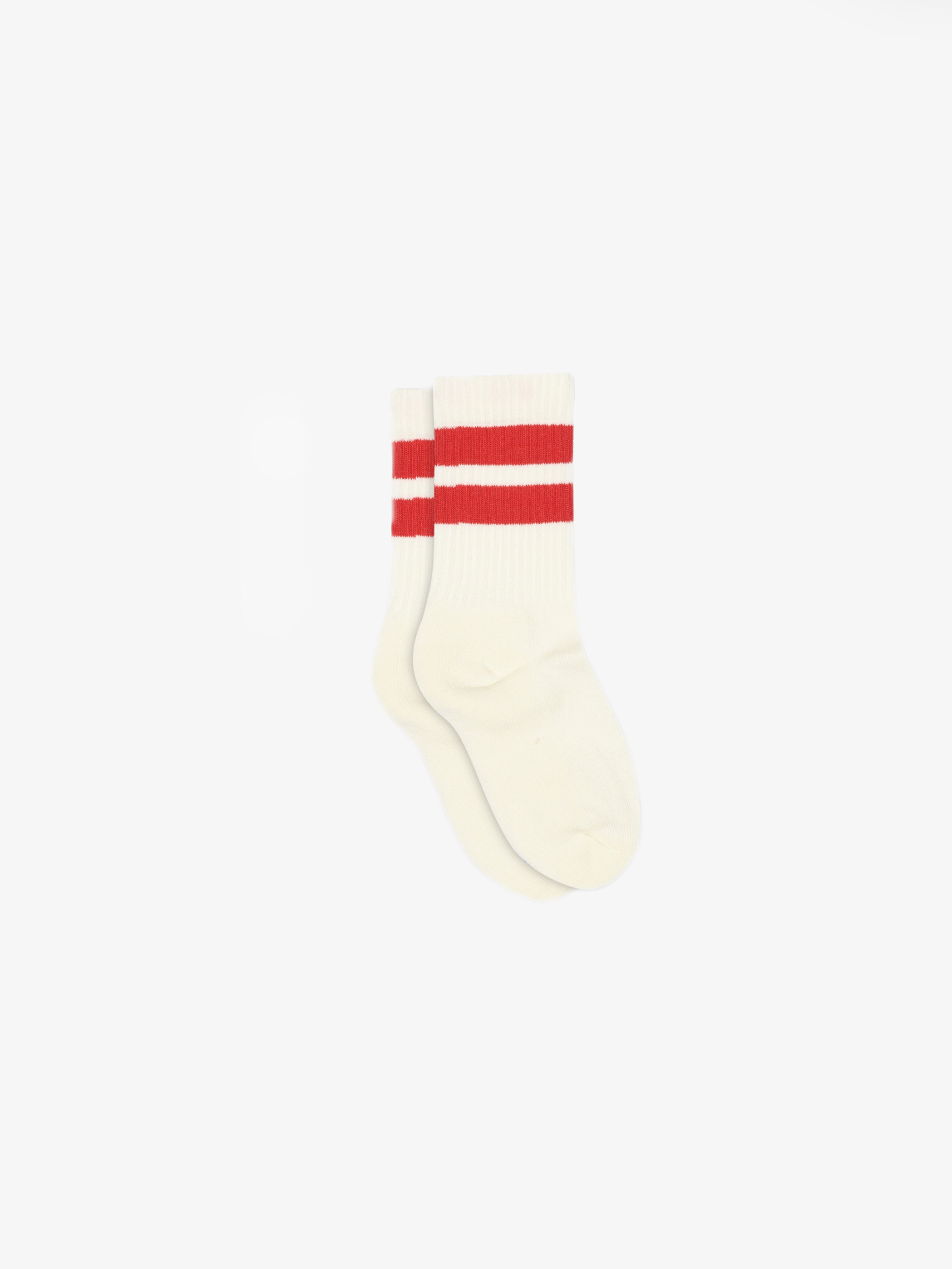 MP Retro Gestreifte Tennissocken - Tween - Cherry Red | 101350 MP Andy Socks