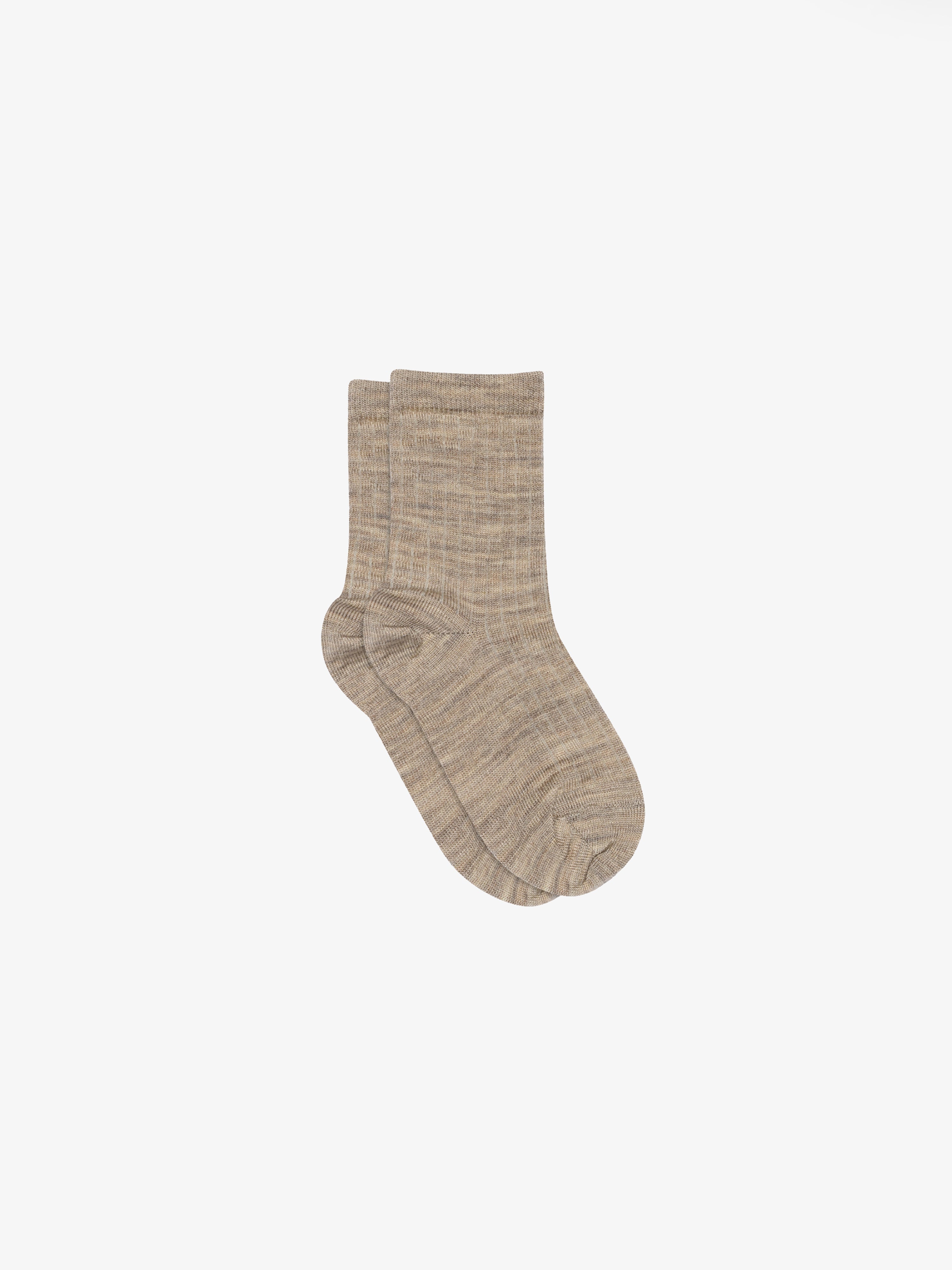 MP Baumwollripp Socken - Kids - Light Brown Melange | 101373 MP Cotton Rib Socks