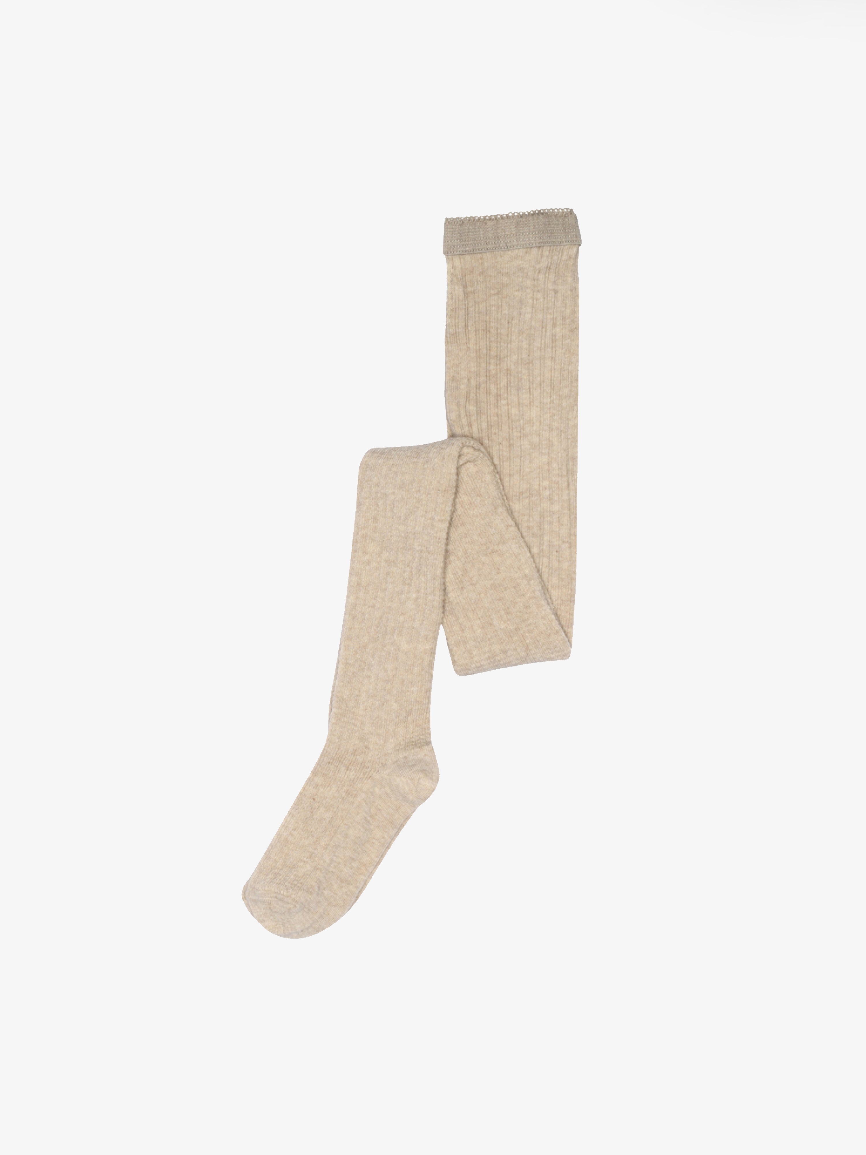 MP Baumwoll-Jacquard-Strickstrumpfhose - Kids - Beige Melange | 101389 MP Inger tights
