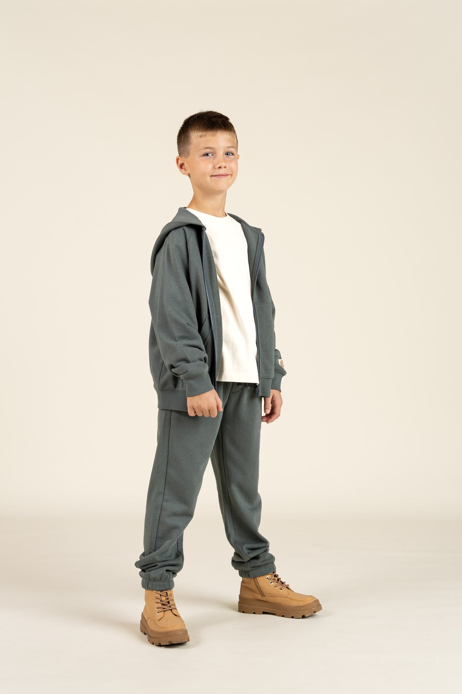 Übergroßes Heavyweight Langarm-T-Shirt - Tween - Off White | 100853 August