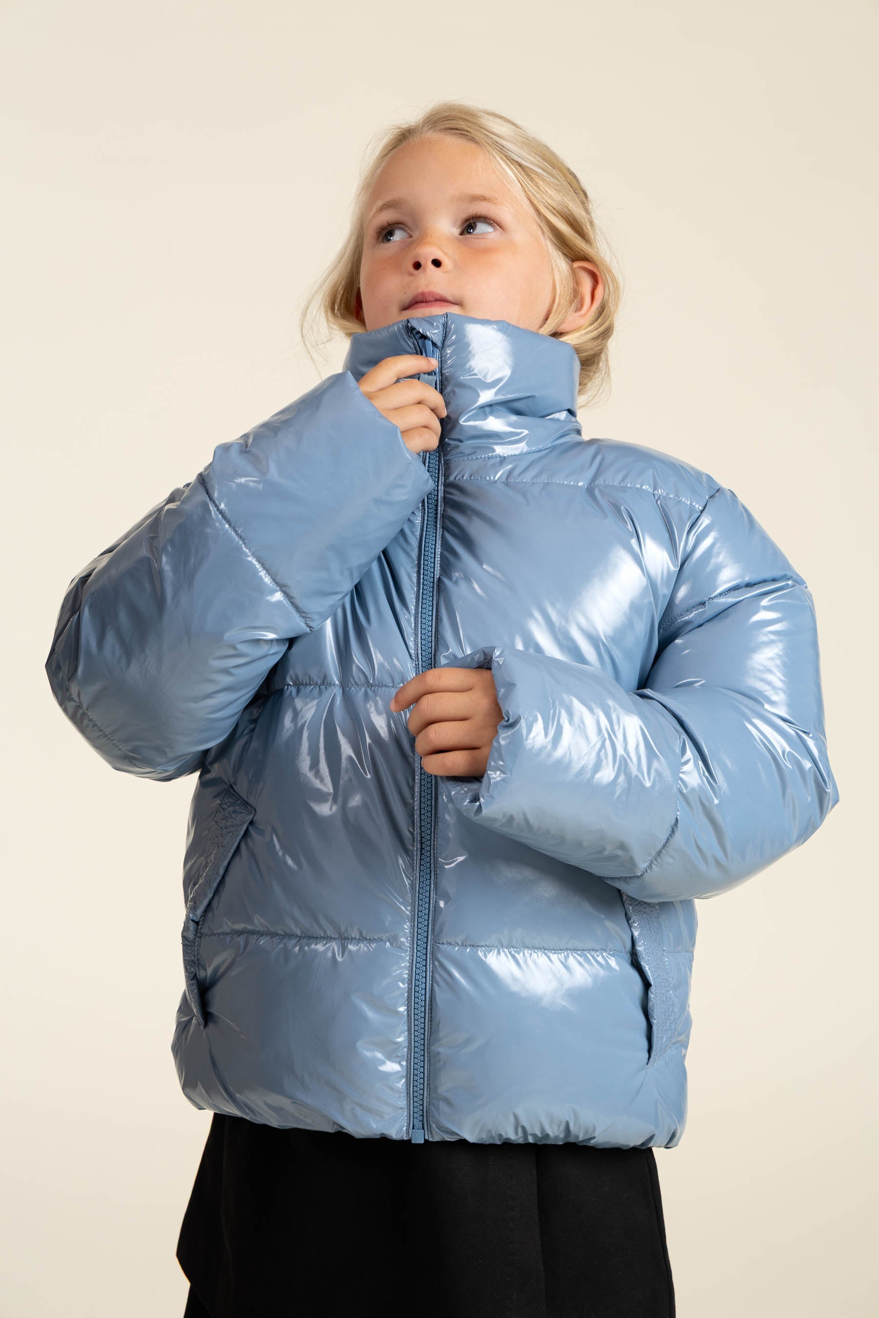 Glänzende Pufferjacke - Tween - Blue | 100533 Violet