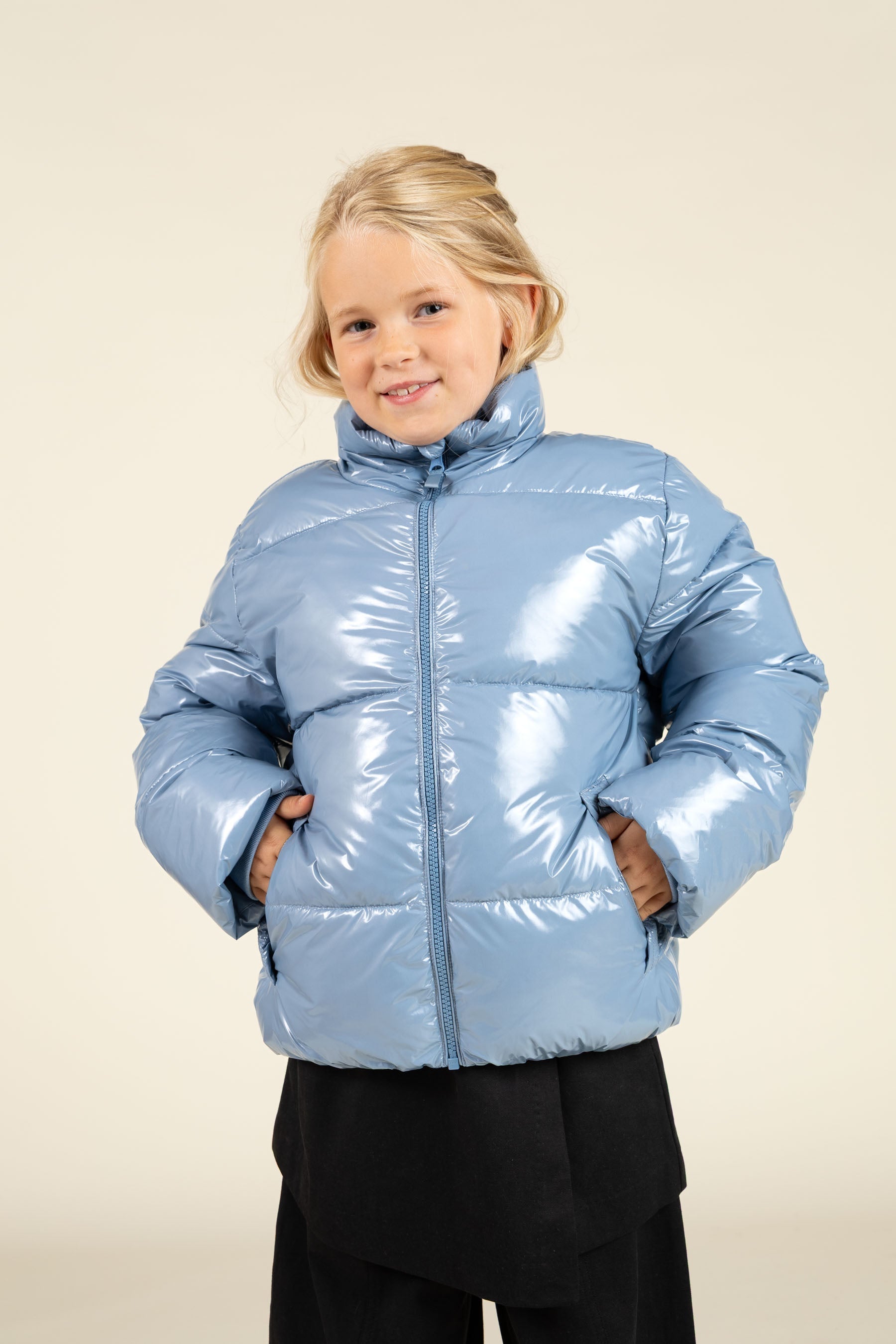 Glänzende Pufferjacke - Tween - Blue | 100533 Violet