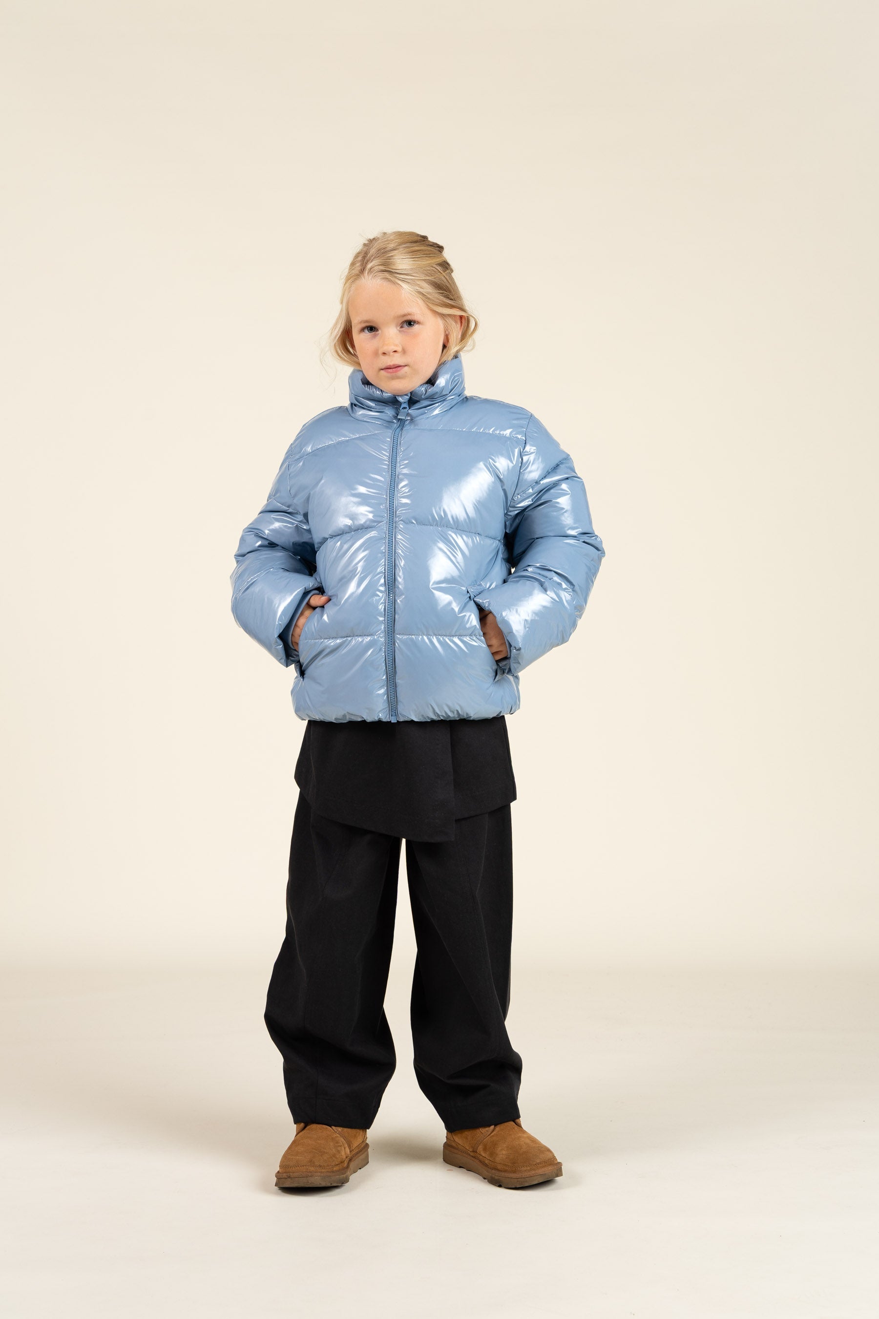 Glänzende Pufferjacke - Tween - Blue | 100533 Violet