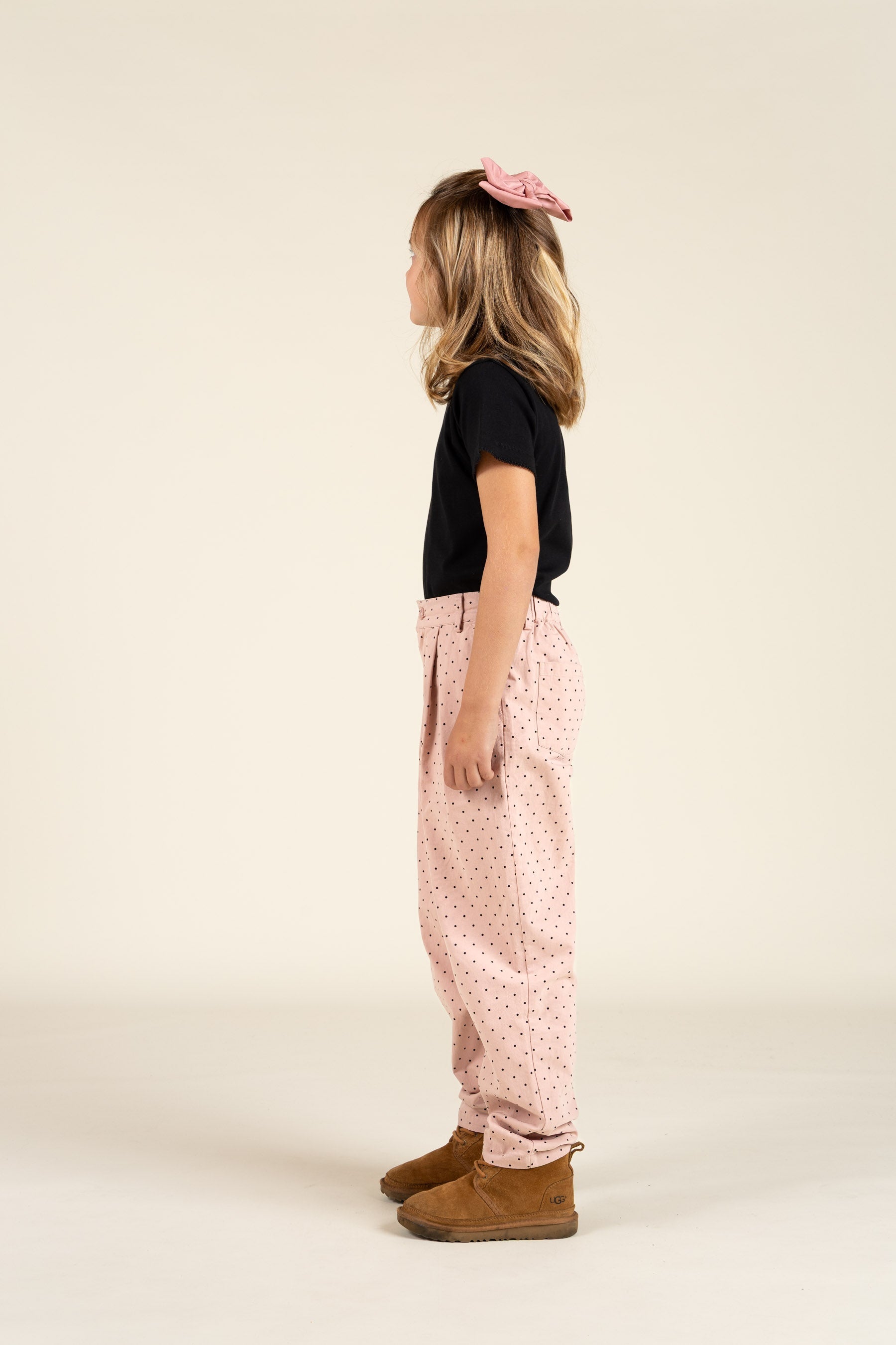 Twill-Hose mit Punkten - Tween - Rose | 100613 Iris