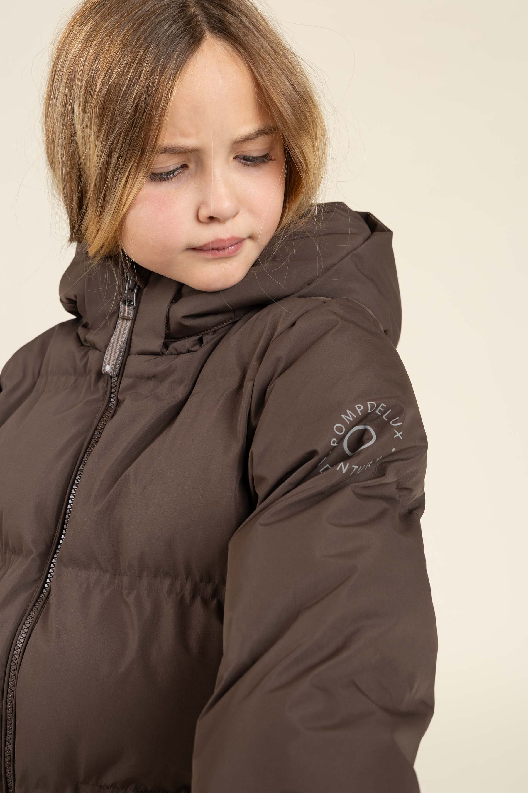 Winterjacke mit Kordelzug - Tween - Chocolate | 100537 Elenor