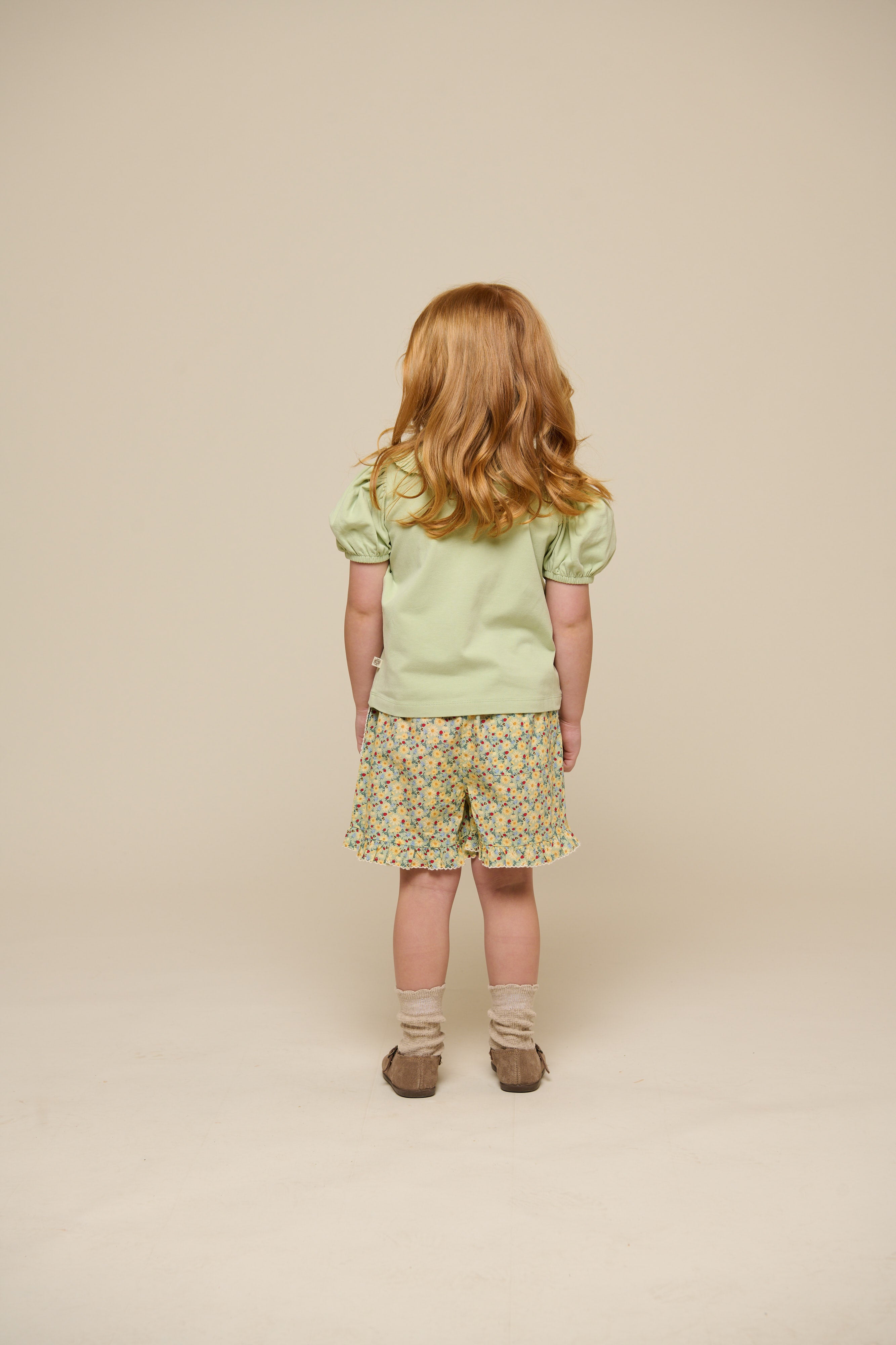 Jerseybluse mit Kragen - Kids - Powder Green | 101279 Nini