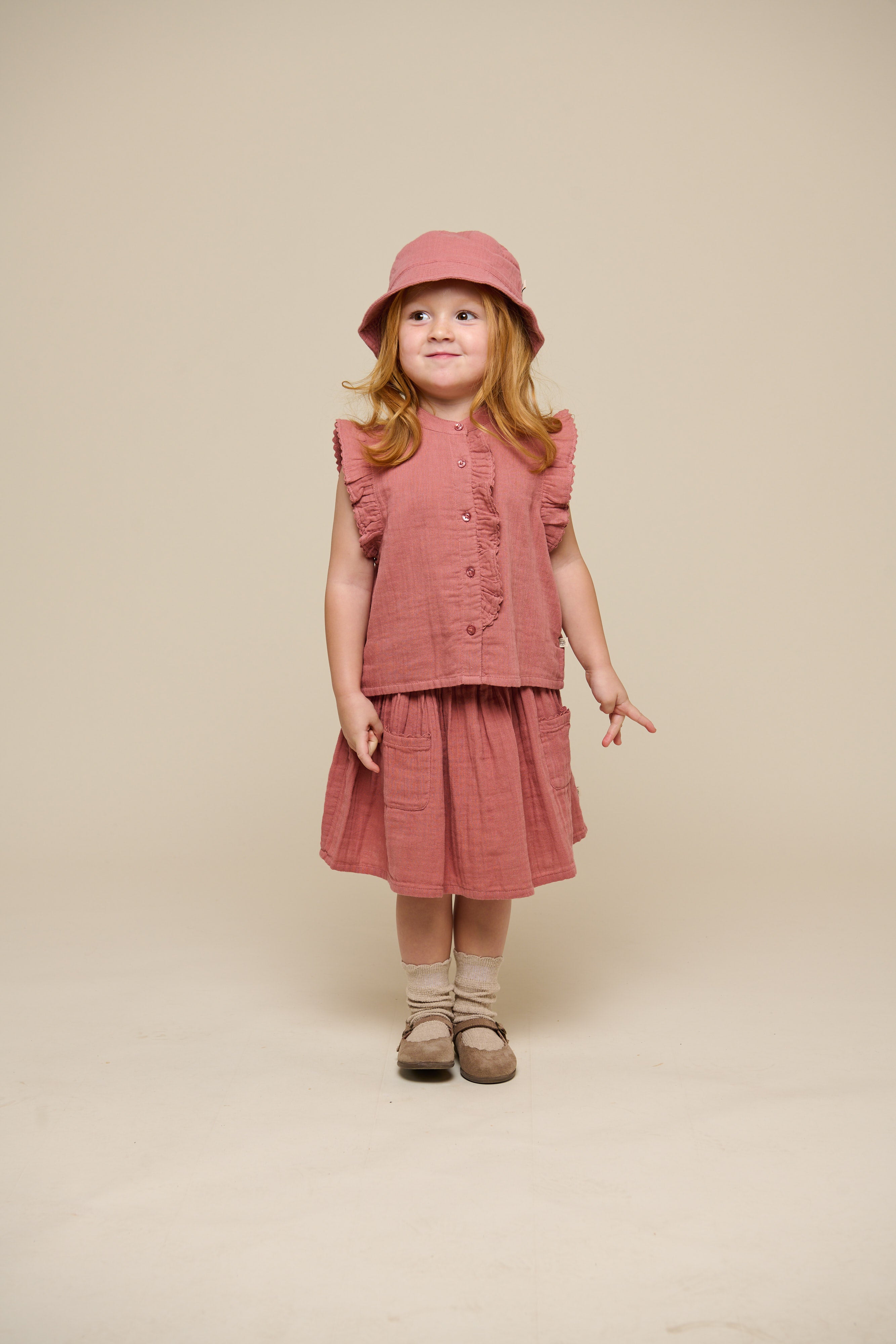 Gaze Fischerhut - Kids - Old Rose | 100944 Jasmine