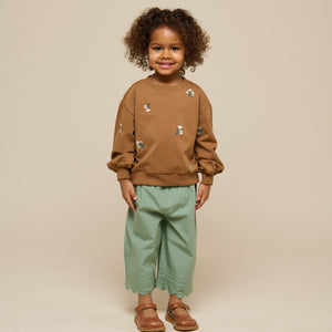 Besticktes Crewneck Sweatshirt - Kids - Coconut | 101213 Kimber
