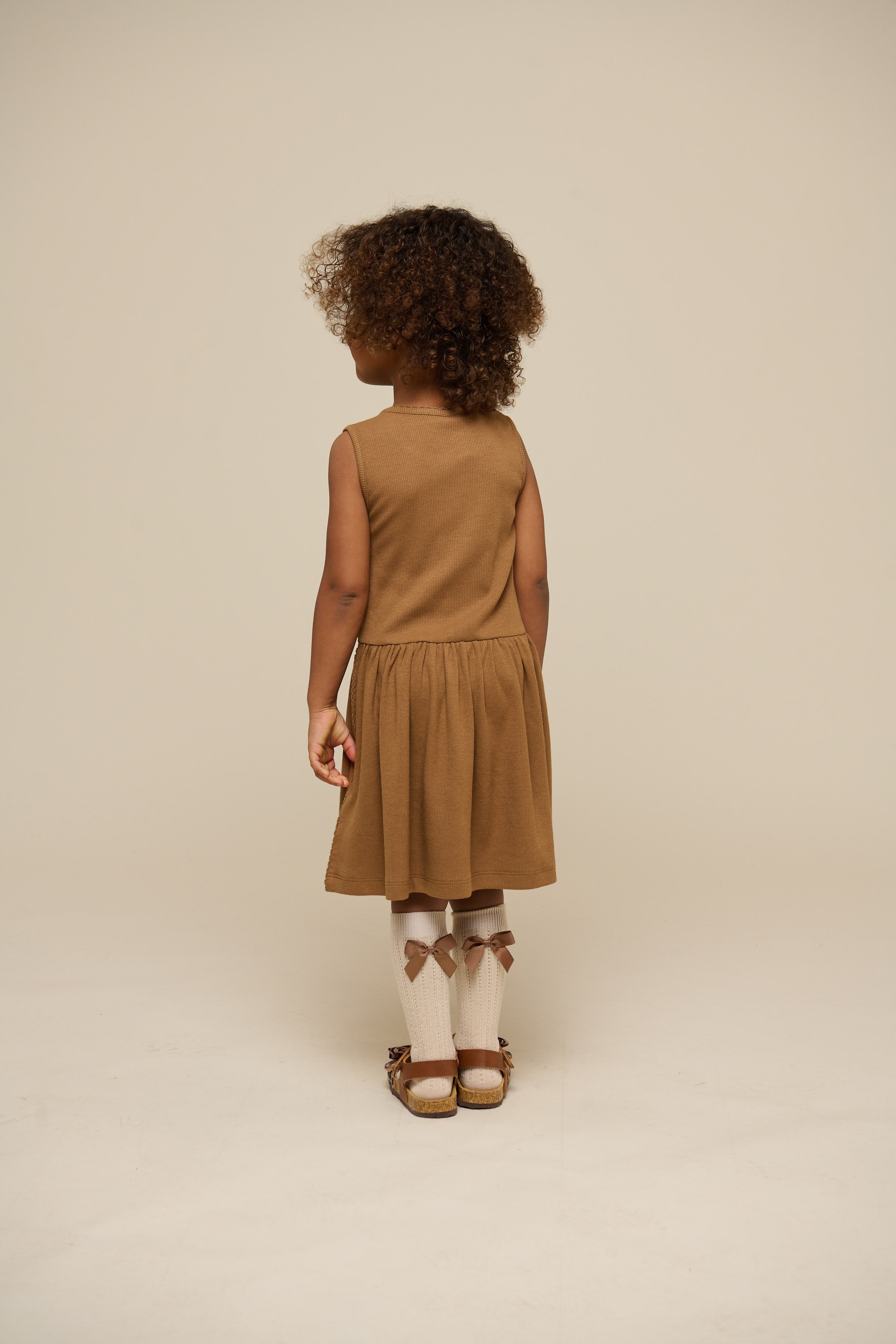 Ärmelloses Kleid aus Modalripp - Kids - Coconut | 101297 Lottie