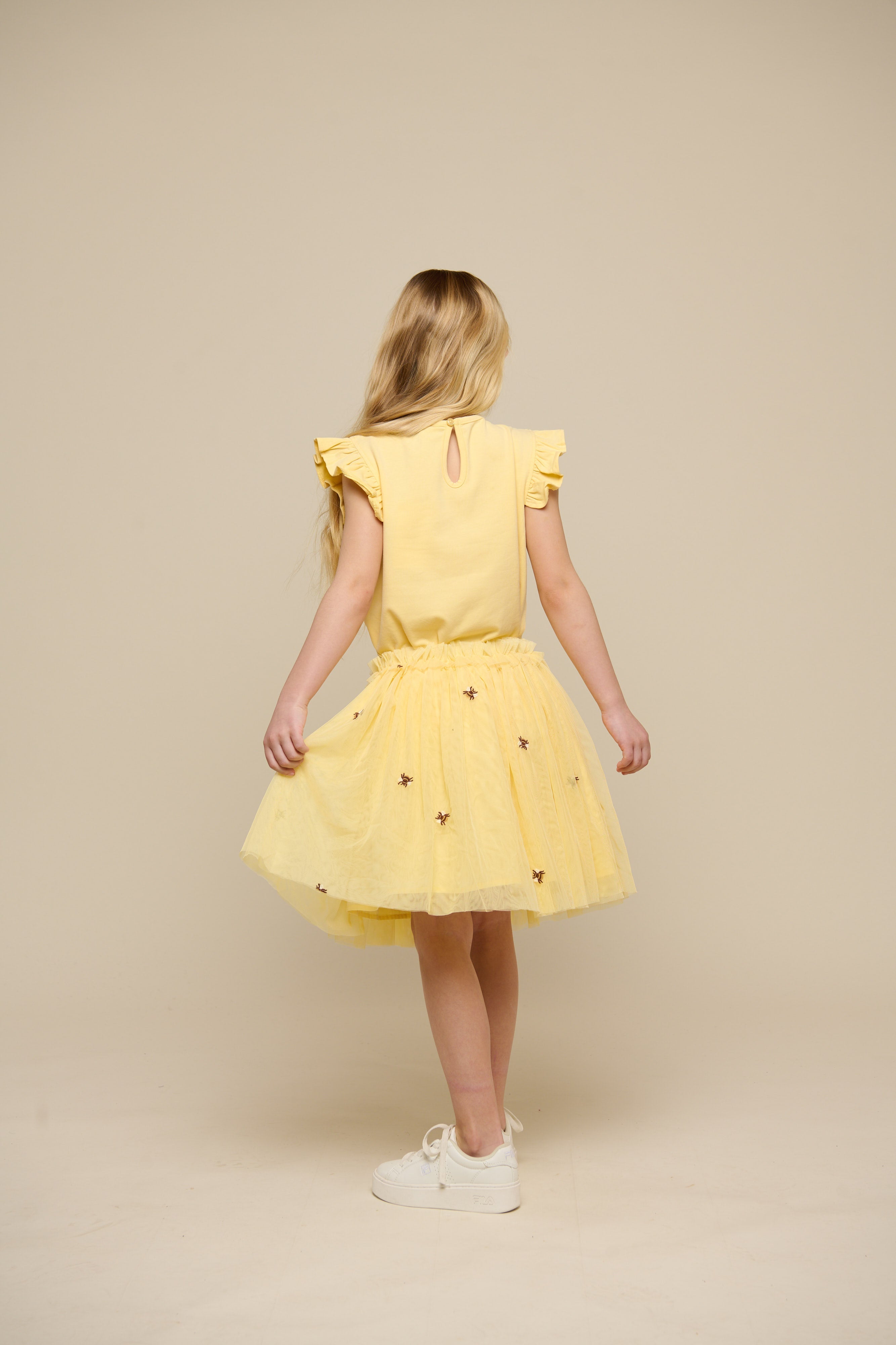 Jersey-Top mit Rüsche - Kids - Sunlight | 101265 Selma