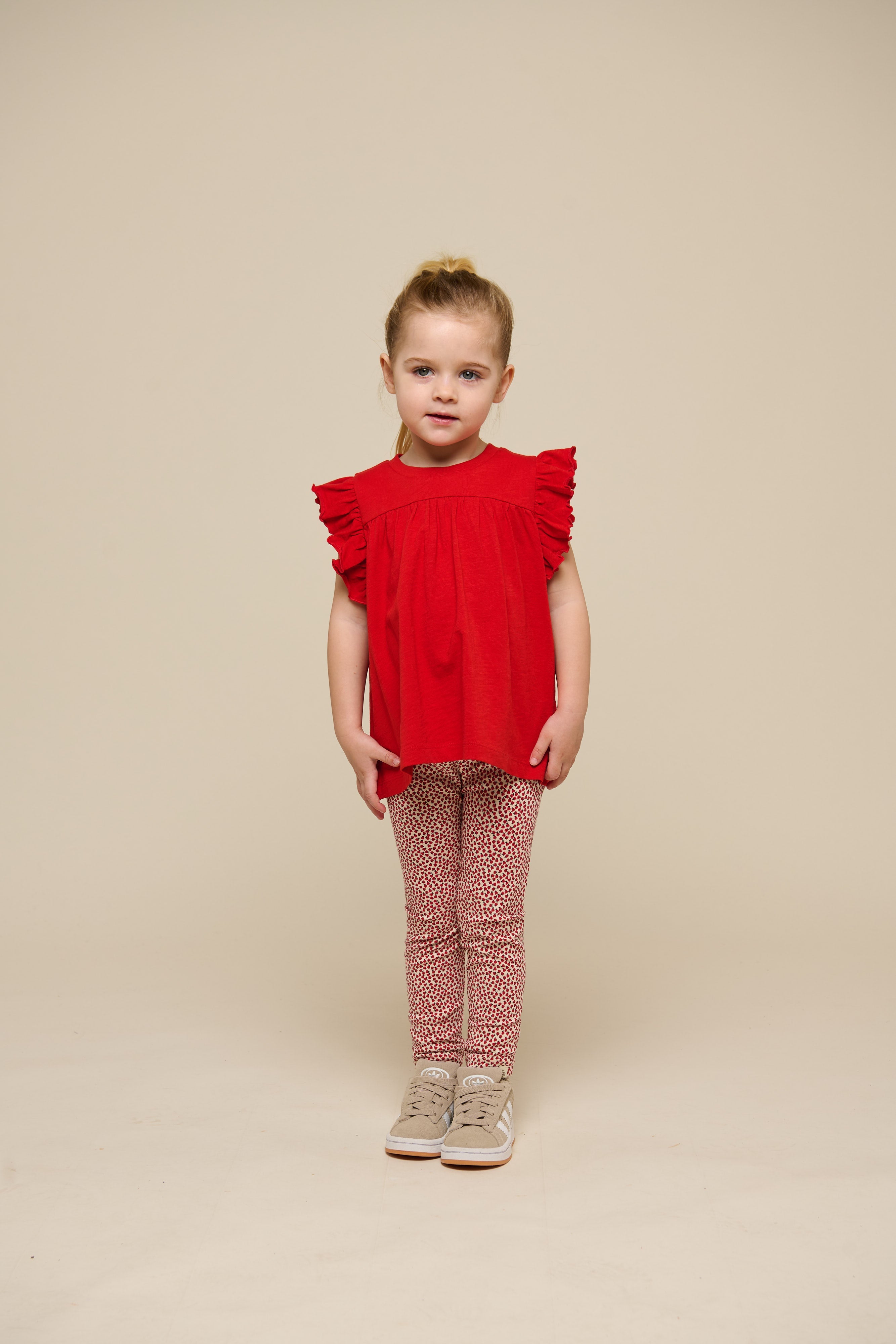 Jerseybluse - Kids - Cherry Red | 101328 Lucia