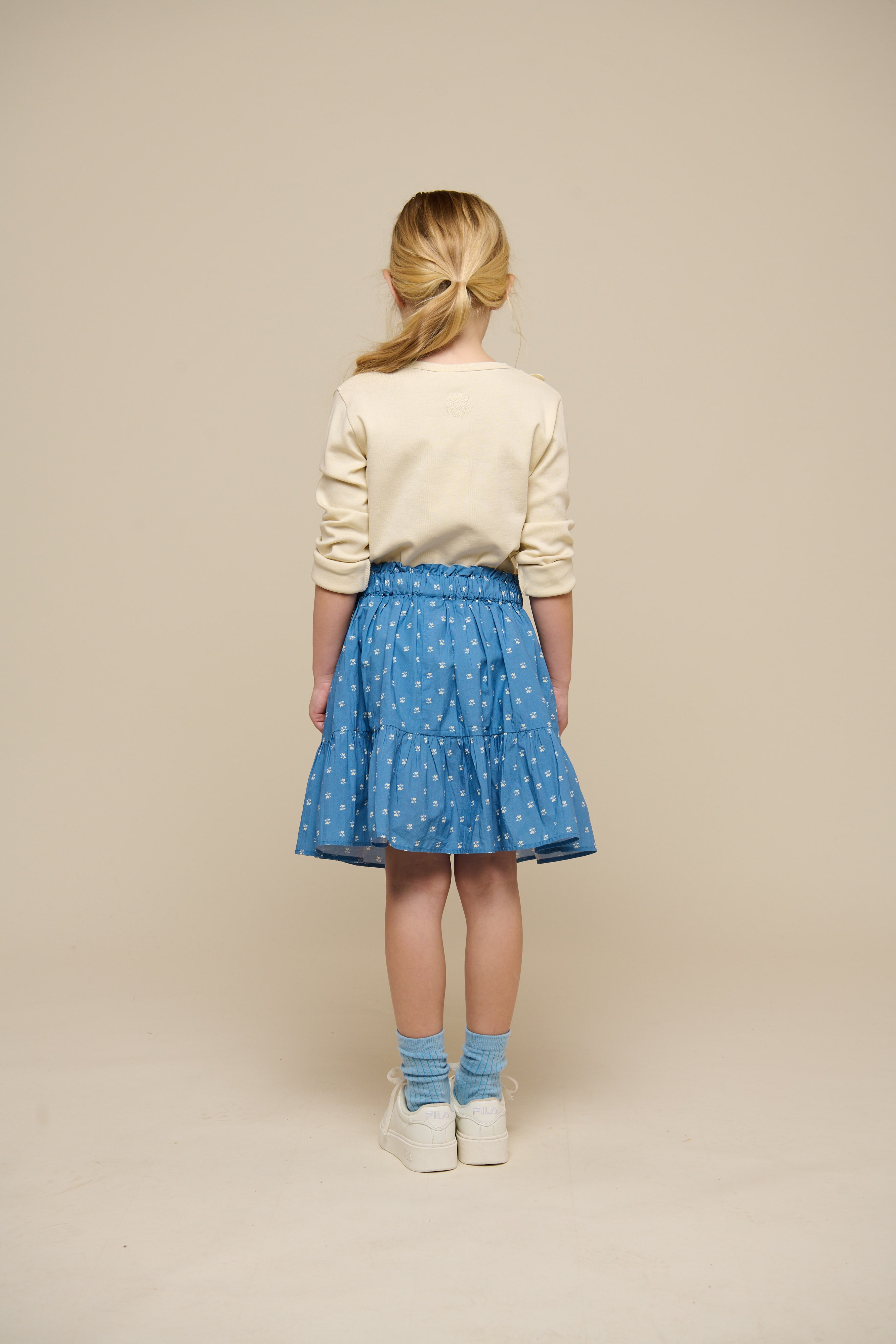 T-Shirt mit Blumenapplikation - Tween - Offwhite | 101232 Sarah