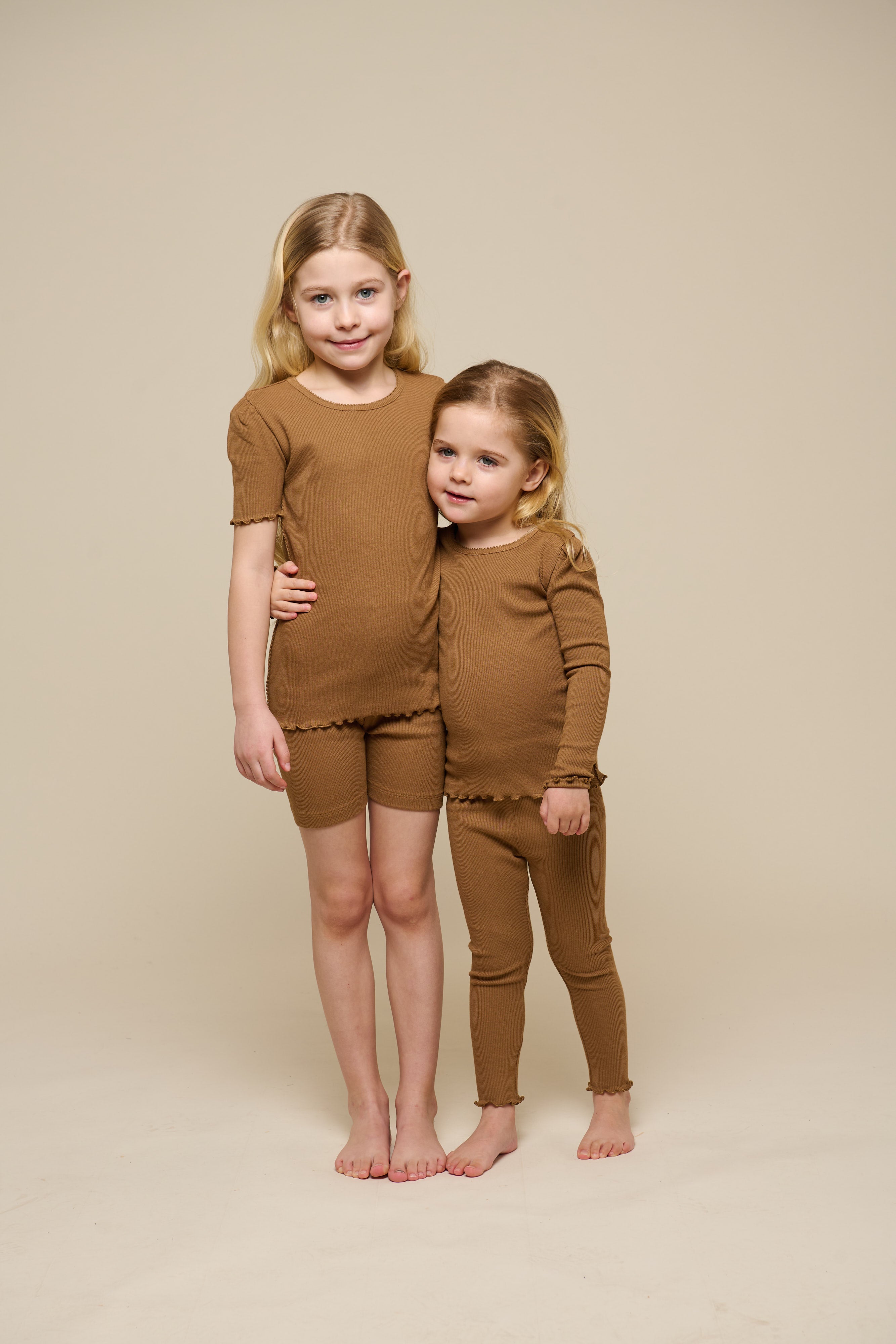 Langärmeliges T-Shirt aus Modalripp - Tween - Coconut | 101309 Lottie