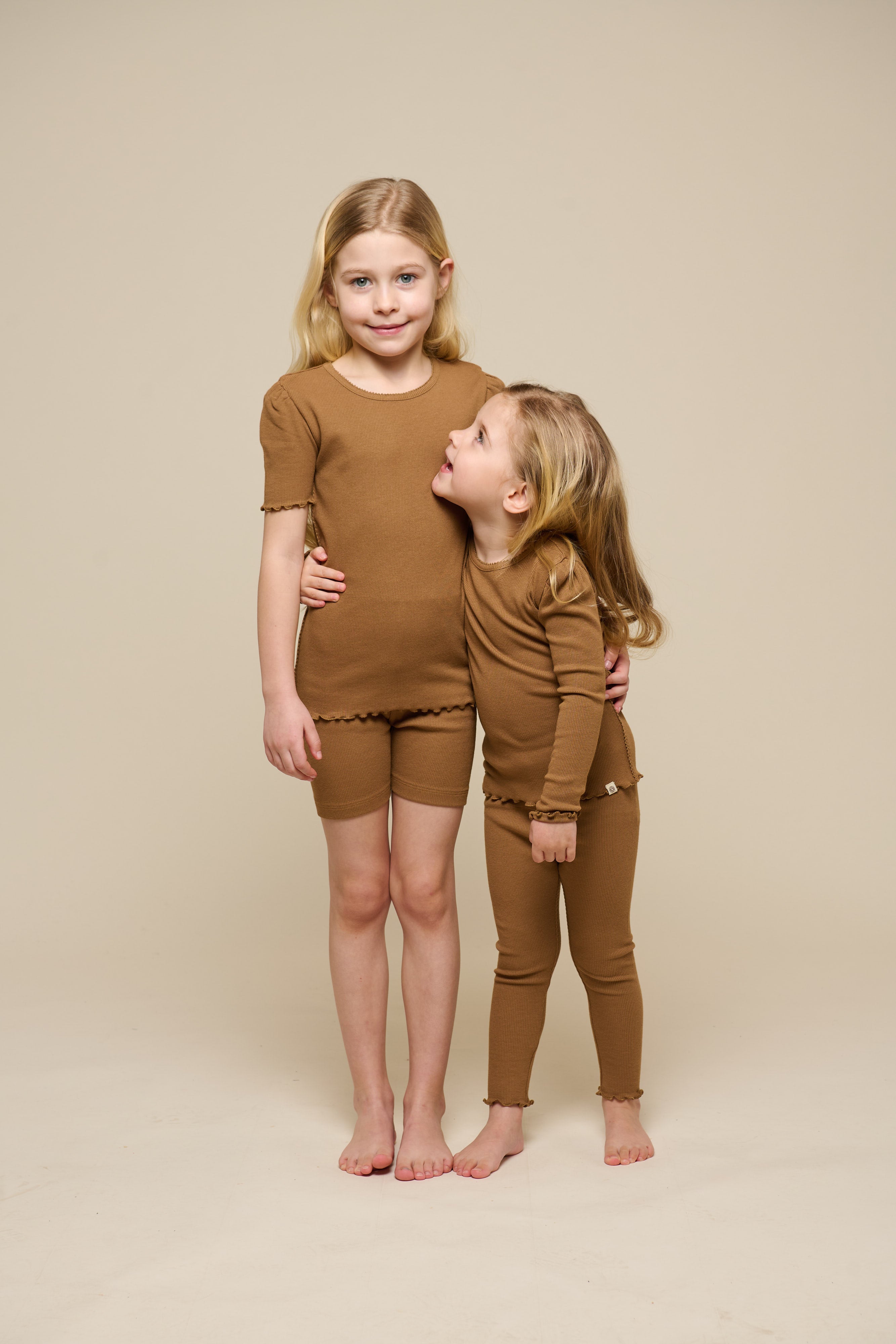 Langärmeliges T-Shirt aus Modalripp - Kids - Coconut | 101308 Lottie