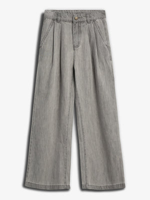 Weite weiche Jeanshose - Tween - Grey Denim | 100104 Lea