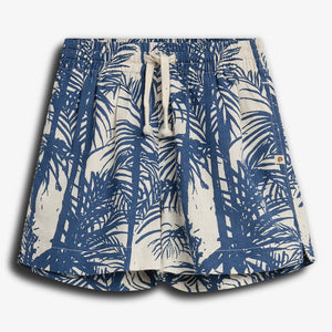 Leinen Tropen Shorts - Tween - Blue | 100397 Mateo