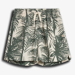 Leinen Tropen Shorts - Tween - Petrol | 100398 Mateo