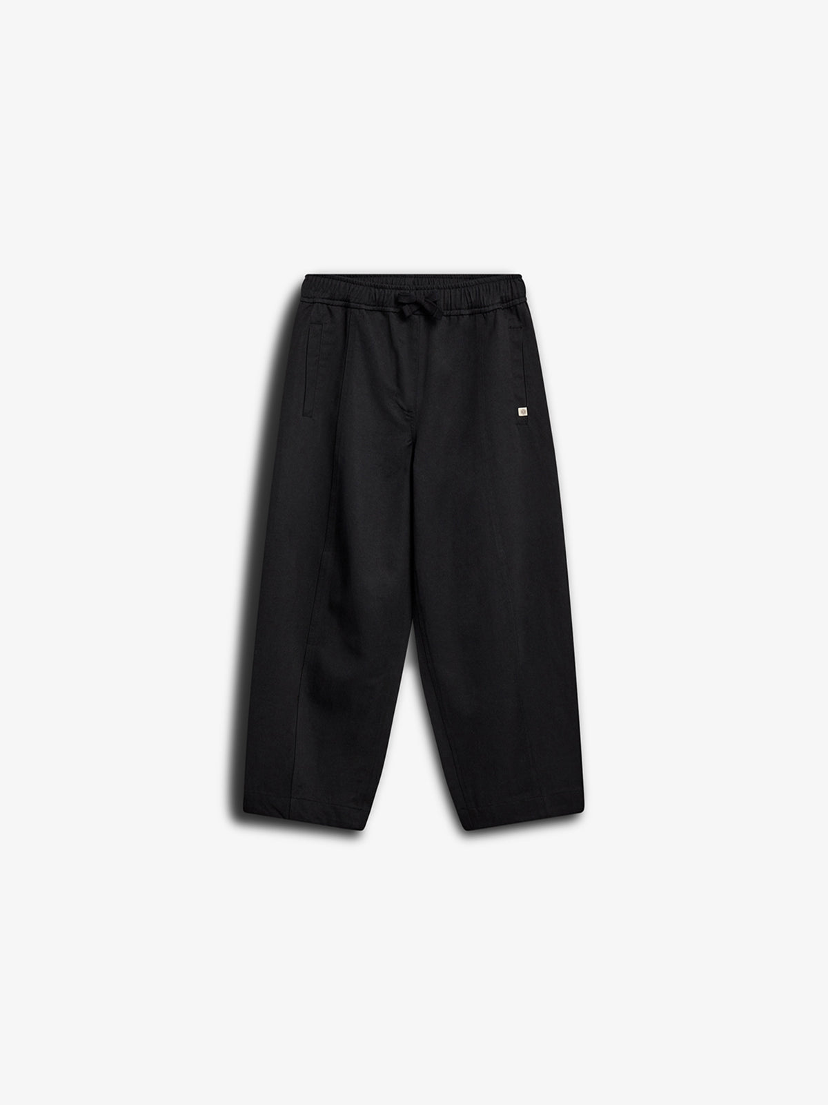 Barrel Leg Tencel Hose - Tween - Black | 100133