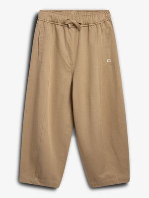 Barrel Leg Tencel Hose - Tween - Beige | 100135