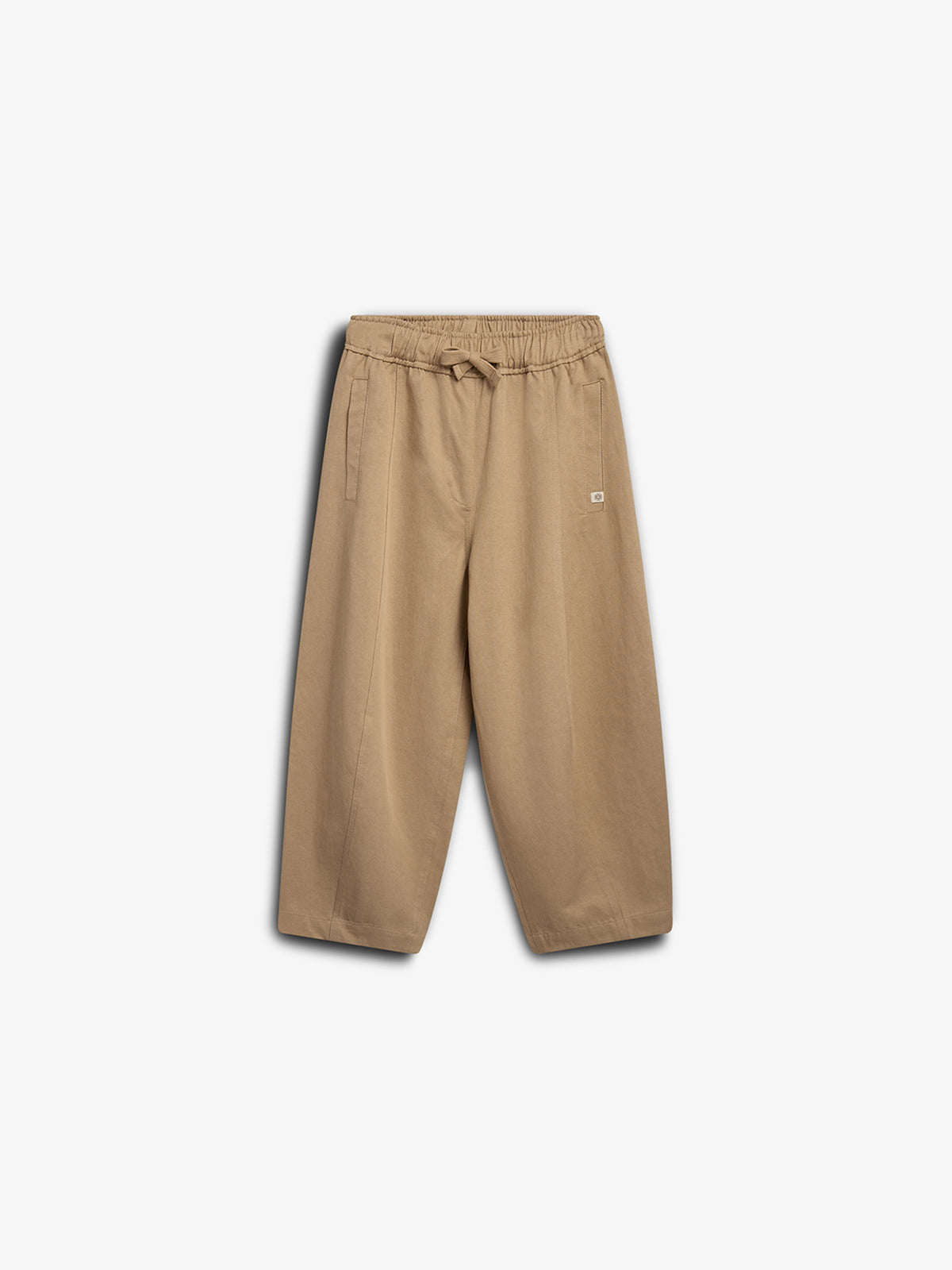 Barrel Leg Tencel Hose - Tween - Beige | 100135
