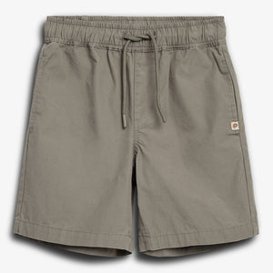 Popeline Shorts Solid- Green Smoke | 100137 Sixten