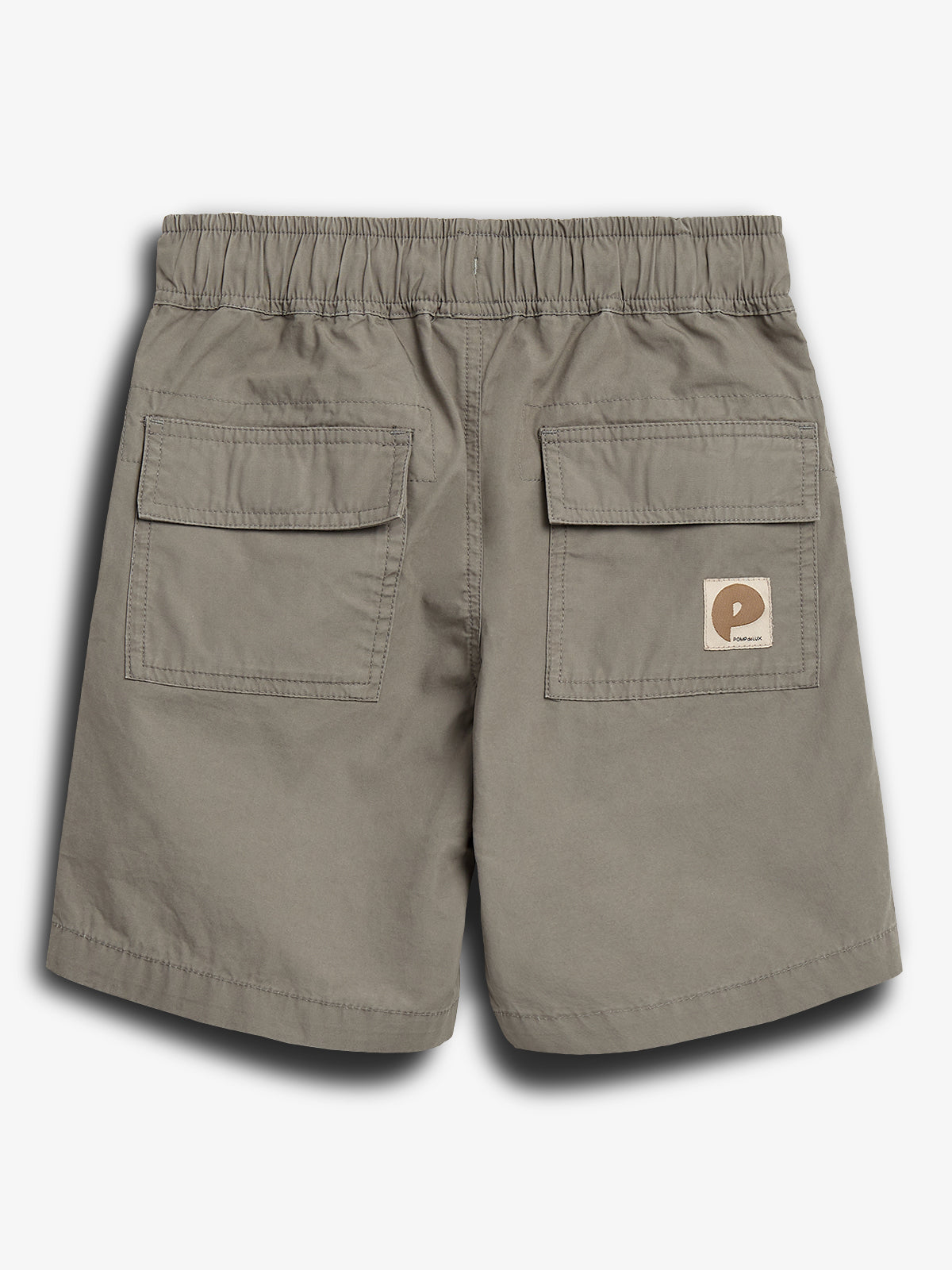 Popeline Shorts Solid- Green Smoke | 100137 Sixten