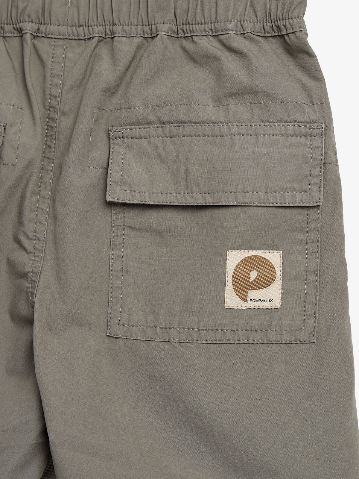 Popeline Shorts Solid- Green Smoke | 100137 Sixten