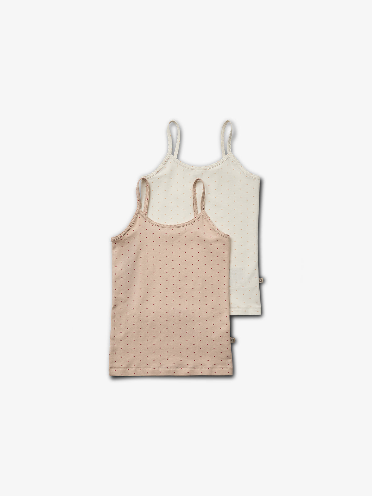 Unterhemd mit spaghettiträgern 2er-Pack - Rose | 100147 Clara