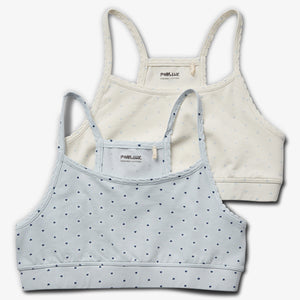 Crop-Top 2er-Pack - Blue | 100150 Clara