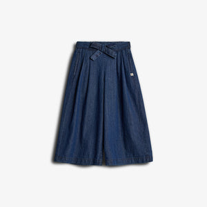 Weite, verkürzte Jeanshose - Kids - Dark Blue Denim | 100180 Debbie