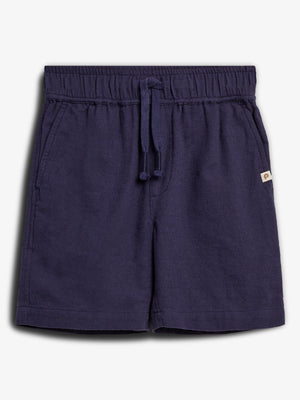 Baggy Leinen Shorts - Navy | 100189 Noah