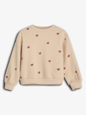 Sweatshirt mit Stickerei - Rose | 100194 Liva