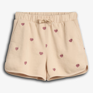 Sweatshorts mit Stickerei - Tween - Rose | 100198 Liva