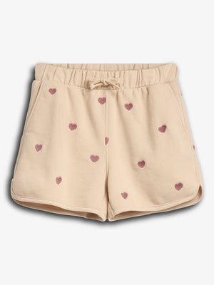 Sweatshorts mit Stickerei - Tween - Rose | 100198 Liva