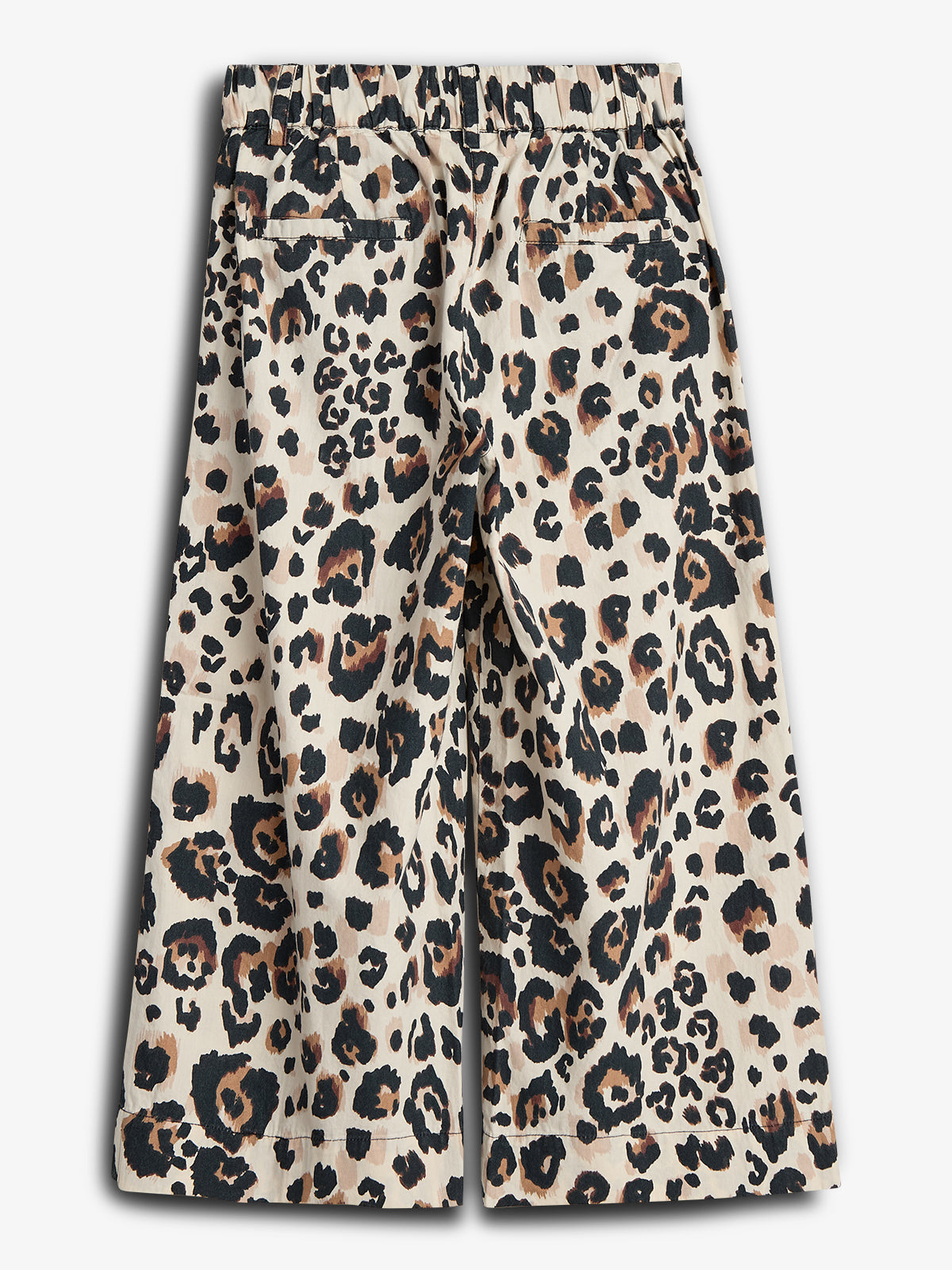 Weite Popeline-Hose mit Leopardenmuster - Leopard print | 100219 Leonora