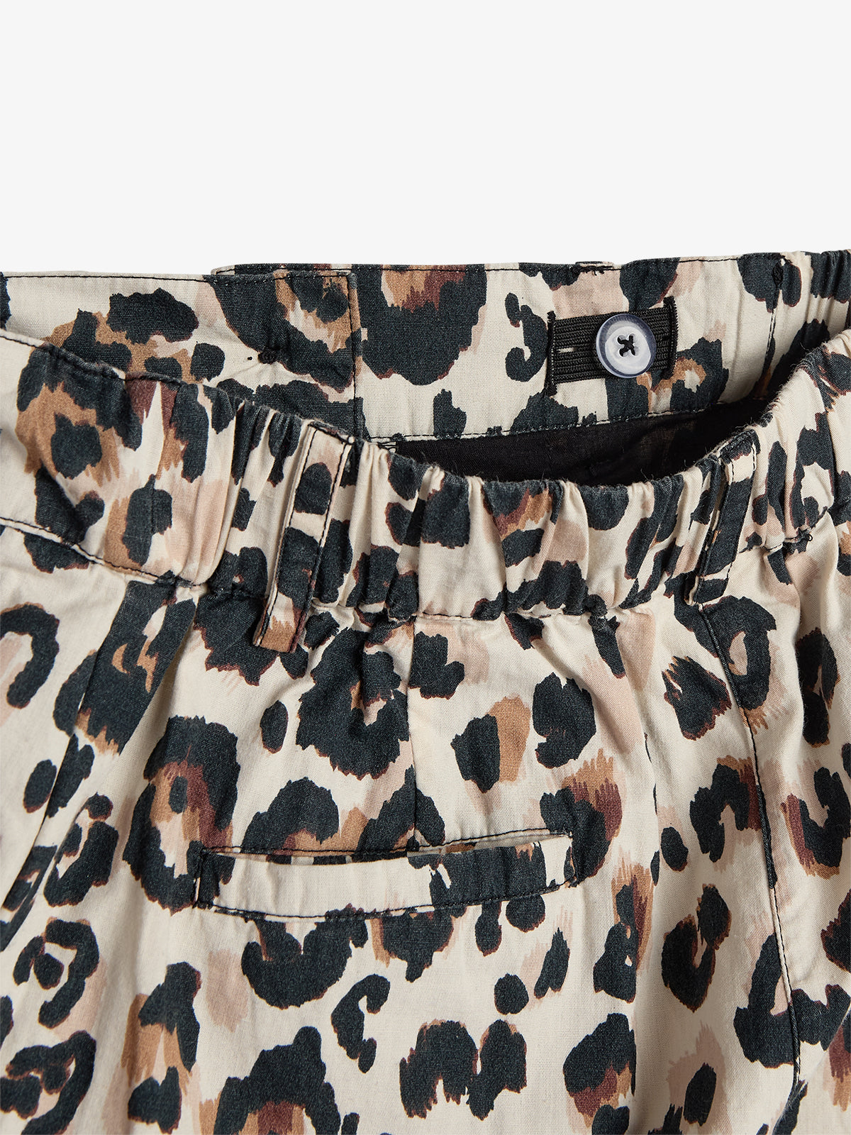 Weite Popeline-Hose mit Leopardenmuster - Leopard print | 100219 Leonora