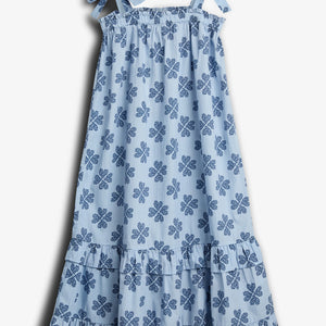Herzmuster Maxikleid - Tween - Blue / Dusty Cobalt | 100233 Cloe