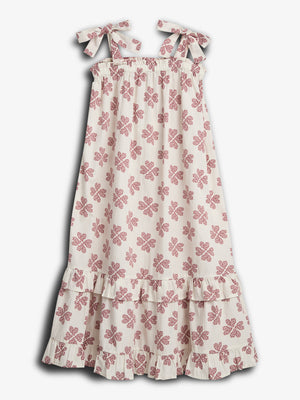 Herzmuster Maxikleid - Tween - Off White / Blush | 100234 Cloe