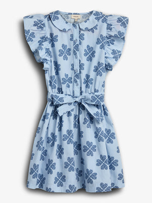 Herzdruck Hemdkleid - Blue / Dusty Cobalt | 100235