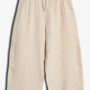 Verkürzte Musselinhose - Light Beige | 100241 Ella
