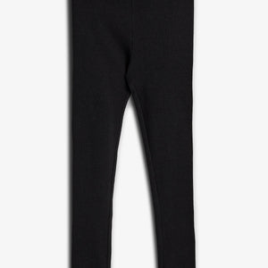 Modal-Ripp Leggings - Black | 100329 Fiona