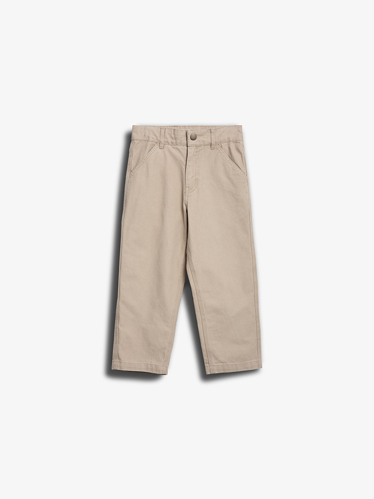 Canvas-Hose - Kids - Greige | 100115 Dereck