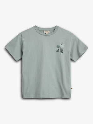 T-Shirt mit Pfirsich-Finish - Tween - Light Petrol | 100461 Axel