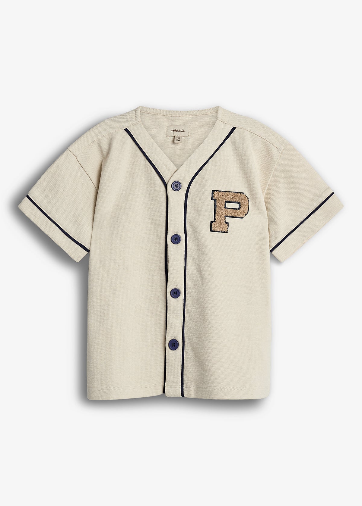 Jersey Baseball-Shirt - Tween - Off White | 100471 Louie