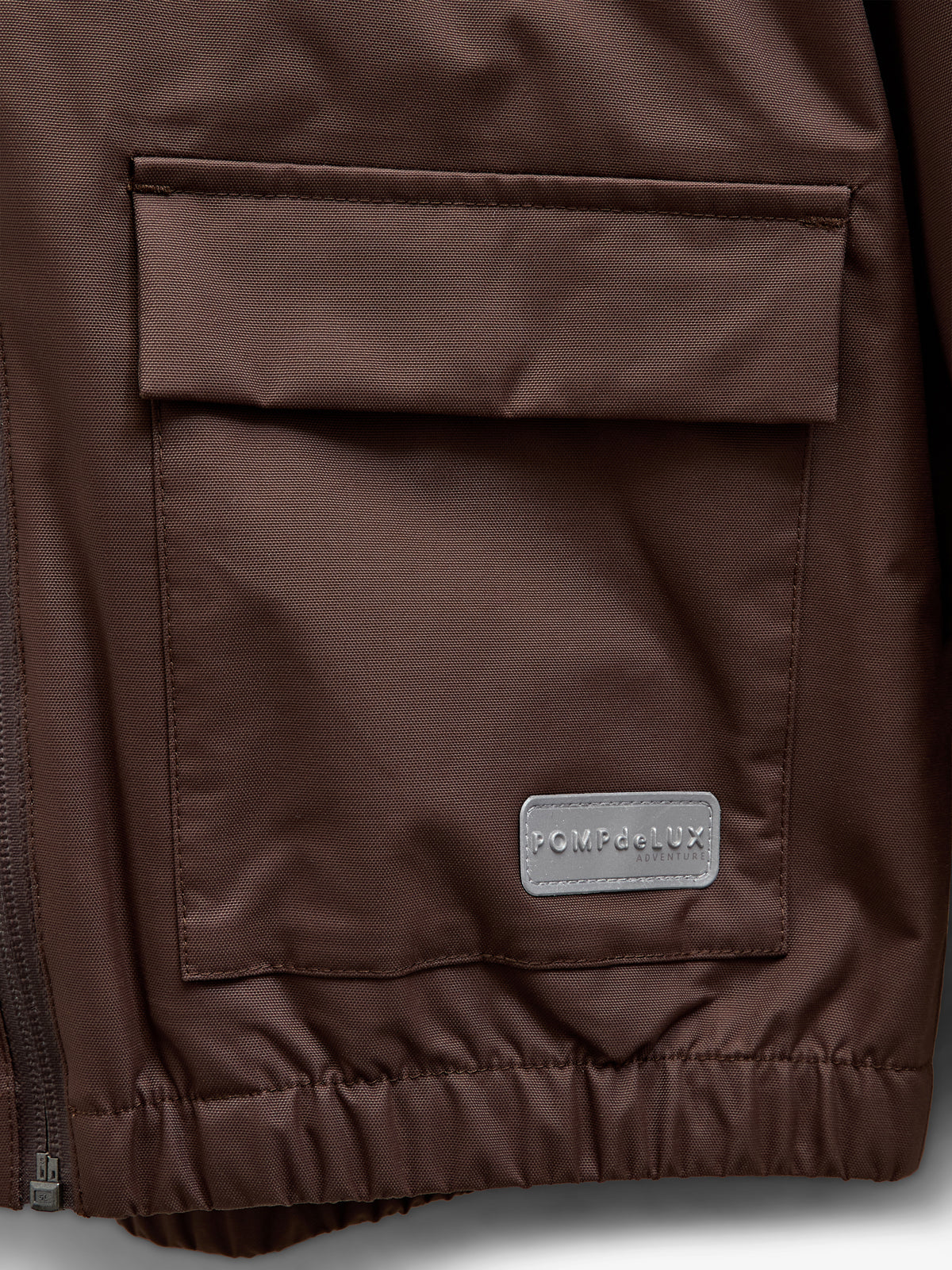 Shell Jacke mit Path-Tasche - Tween - Chocolate | 100500 Luke
