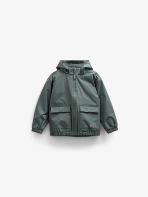 Shell Jacke mit Path-Tasche - Kids - Dusty Dark Green | 100501 Luke