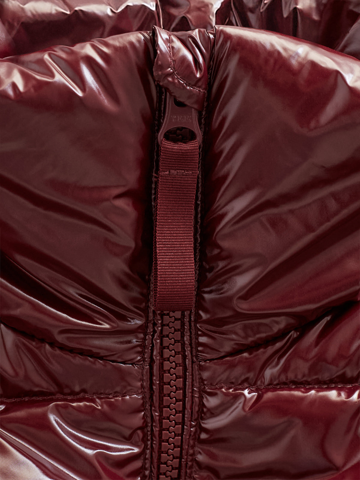 Glänzende Pufferjacke - Tween - Burgundy | 100531 Violet
