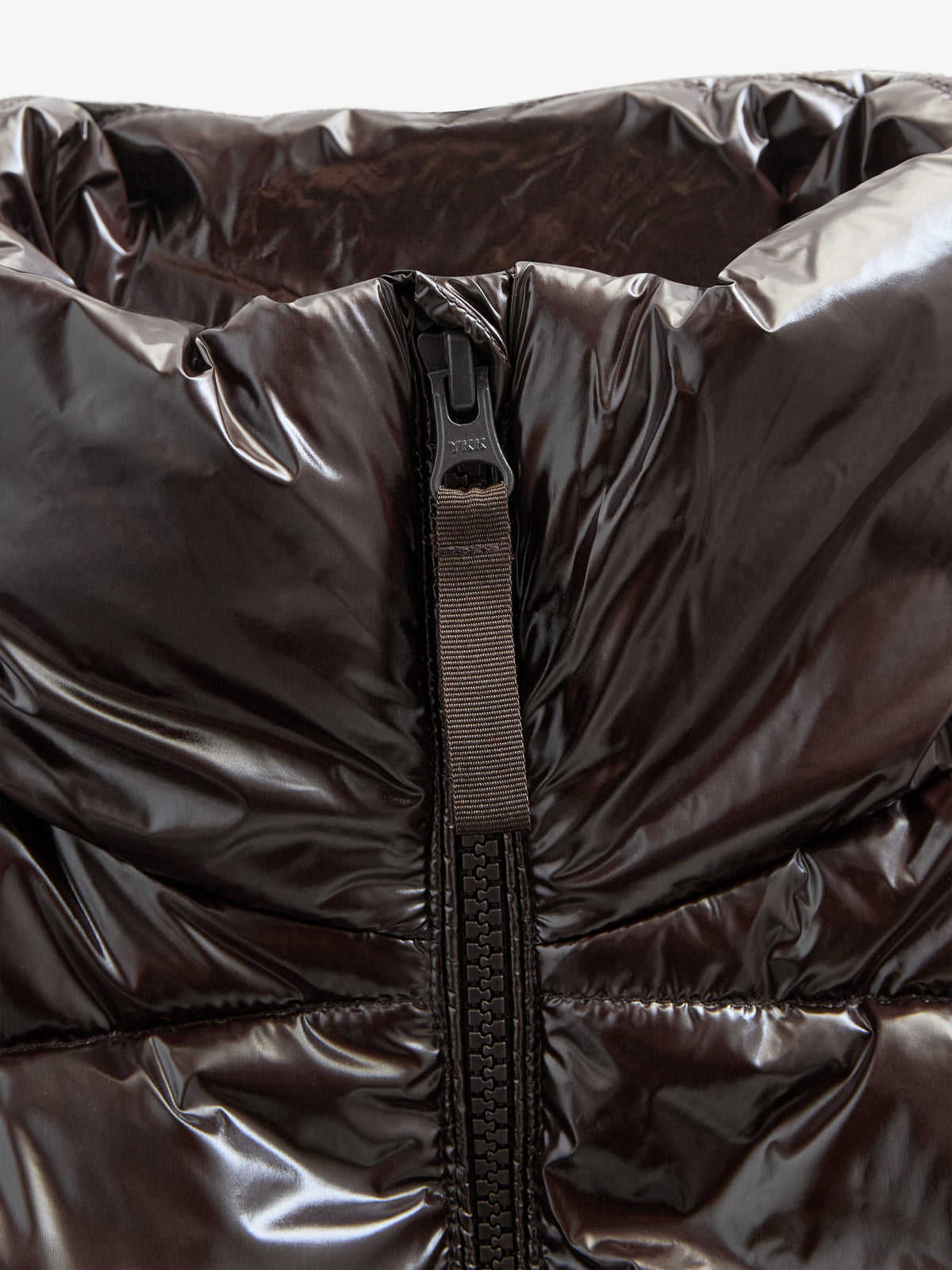 Glänzende Pufferjacke - Tween - Chocolate | 100532 Violet