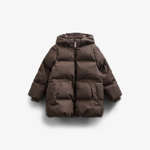 Winterjacke mit Kordelzug - Tween - Chocolate | 100537 Elenor