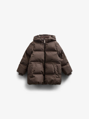 Winterjacke mit Kordelzug - Tween - Chocolate | 100537 Elenor
